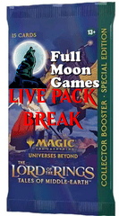 Lord of the Rings Special Edition Collector Booster Pack - Live Break